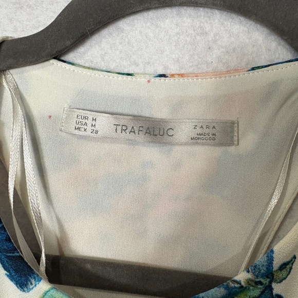 Trafaluc Zara Long Floral Dress Size M - Picture 6 of 6